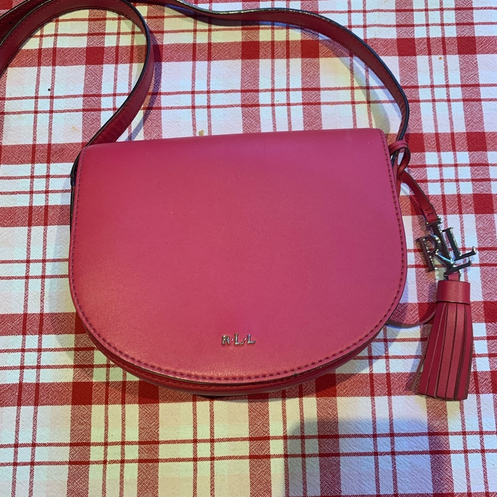 Ralph Lauren Vibrant Pink Crossbody Bag